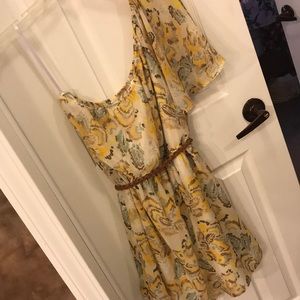 Off the shoulder mini dress